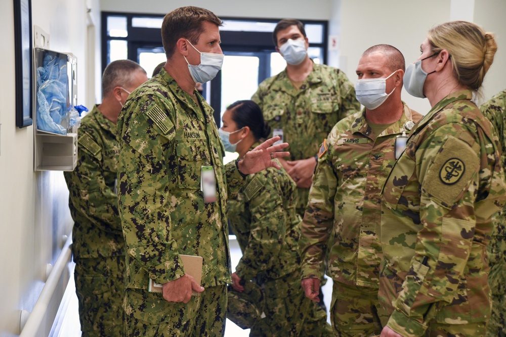 Womack Army Medical Center Leadership Visits Naval Medical Center Camp Lejeune.