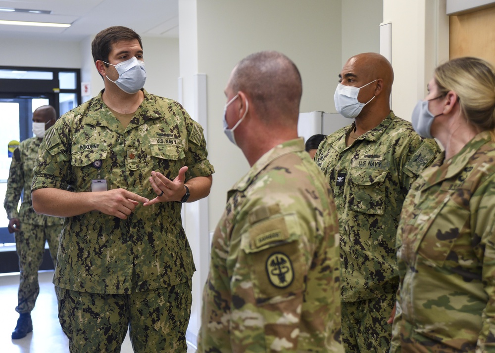 Womack Army Medical Center Leadership Visits Naval Medical Center Camp Lejeune.