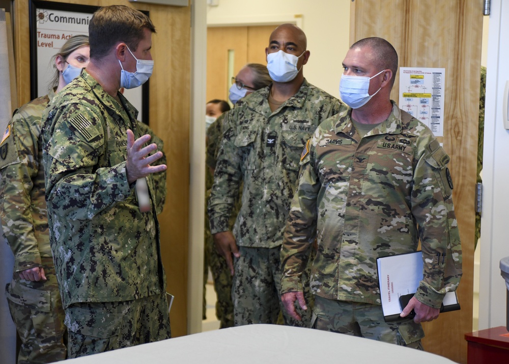 Womack Army Medical Center Leadership Visits Naval Medical Center Camp Lejeune.