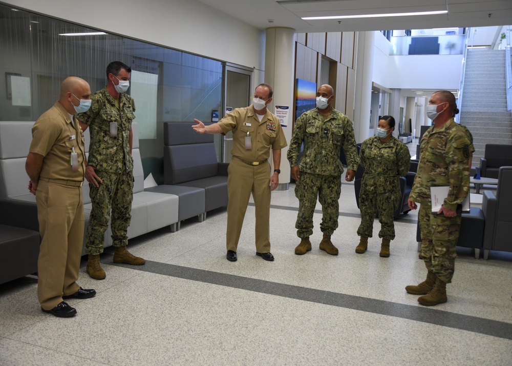 Womack Army Medical Center Leadership Visits Naval Medical Center Camp Lejeune.