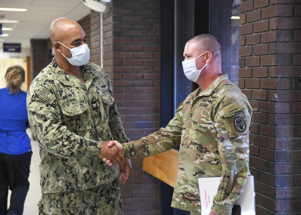 Womack Army Medical Center Leadership Visits Naval Medical Center Camp Lejeune.