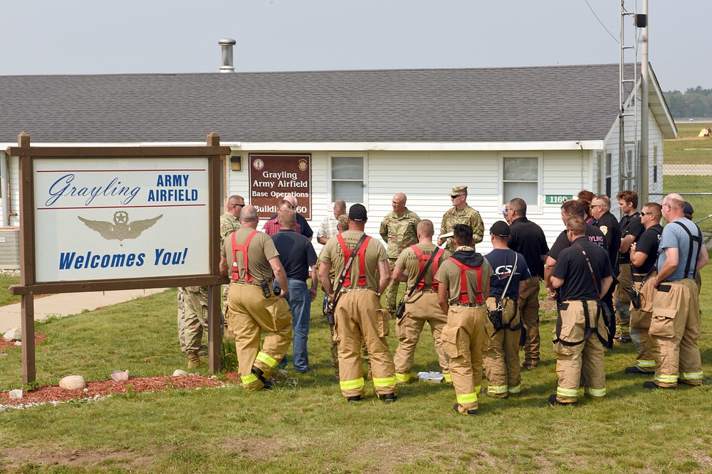 Grayling Army Air Field Conducts A Pre-Accident Planned Rehearsal During Norther Strike 21-2