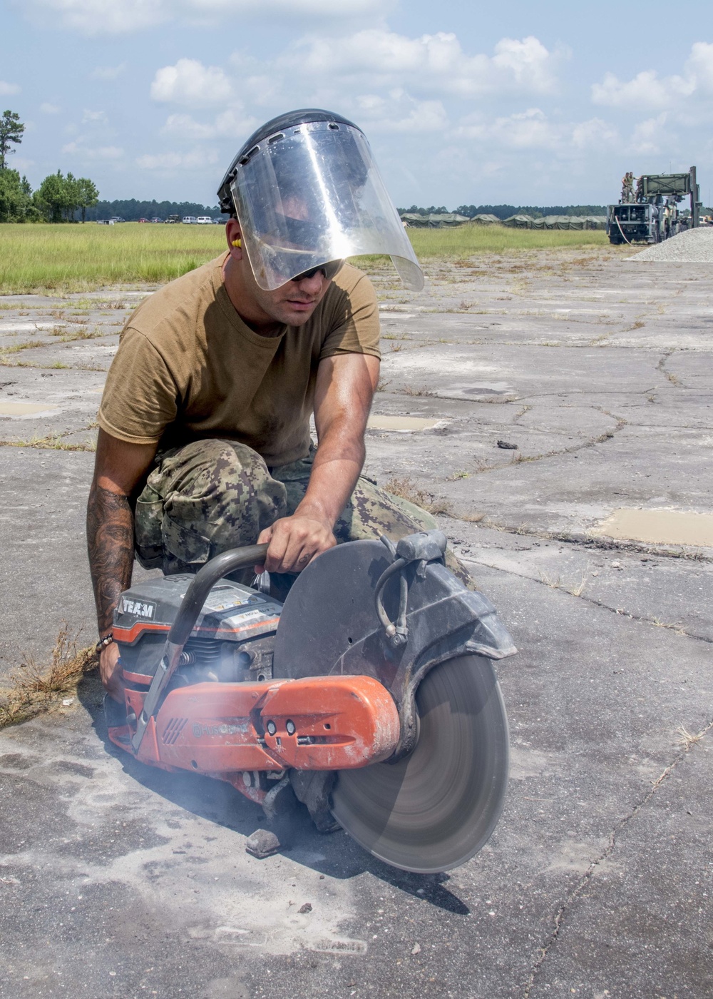 Seabees and Marines conduct ADR evolution at Marine Corps Air Station Cherry Point, NC