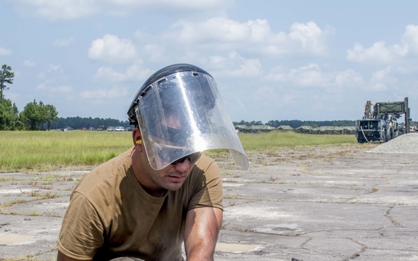 Seabees and Marines conduct ADR evolution at Marine Corps Air Station Cherry Point, NC