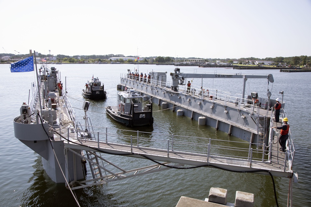 DVIDS - News - In a First, Floating Dry-Dock Dynamic Docks Port