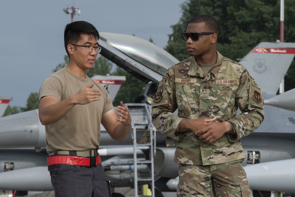480th EFS hosts Crew Chief for a Launch