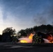 Night fire training for state partner firefighters