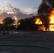 Night fire training for state partner firefighters