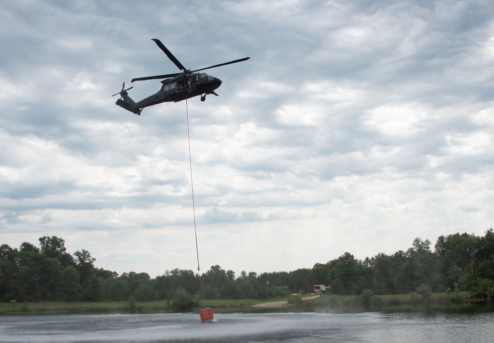 Wisconsin National Guard Black Hawk helicopters sent to California and Washington to assist with wildfires