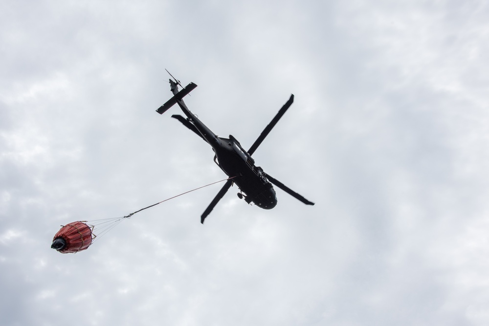 Wisconsin National Guard Black Hawk helicopters sent to California and Washington to assist with wildfires