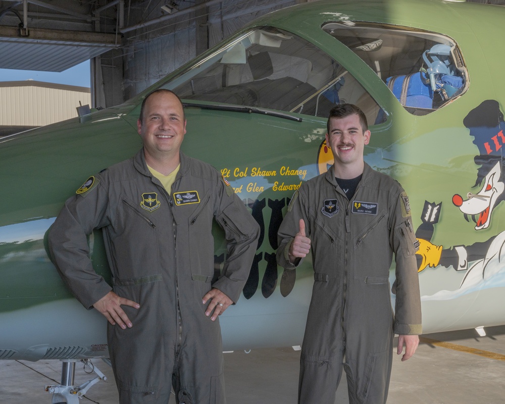 86th FTS Heritage Tail unveiling