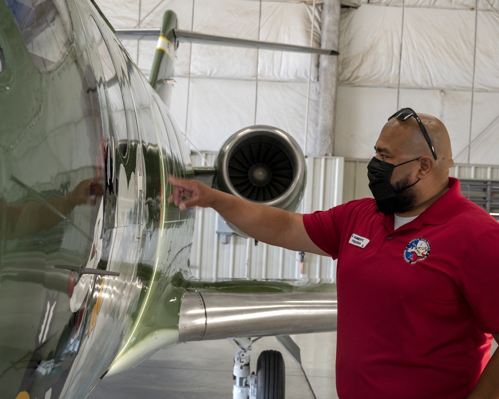 86th FTS Heritage Tail unveiling