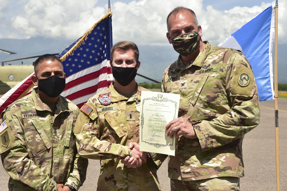 Winged Warriors receive Guatemalan Defense decorations