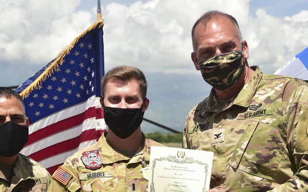 Winged Warriors receive Guatemalan Defense decorations