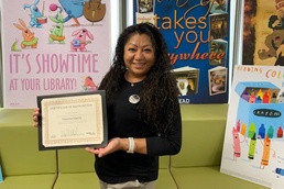 Vanessa Tzorin-Stacy earns Employee of the Quarter