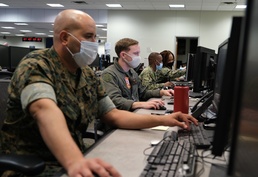U.S. Navy participates in Navy Large Scale Exercise 21 at 505th Command and Control Wing