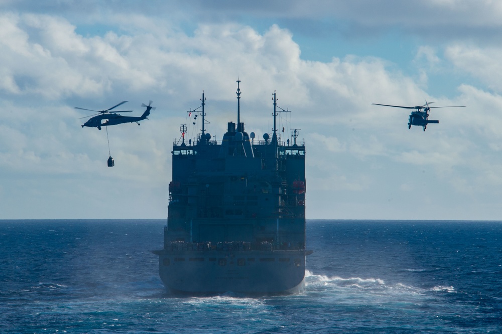 USS Carl Vinson Conducts Replenishment-at-Sea