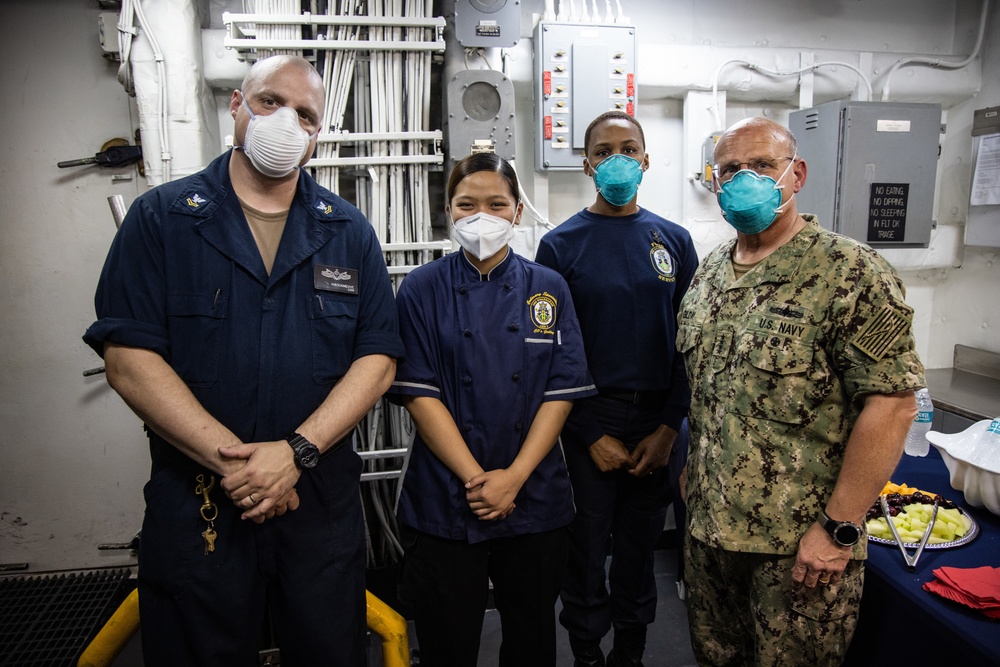 SECNAV conducts first fleet visit during LSE 21