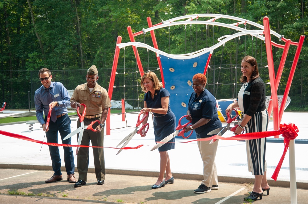 Warrior Challenge Course Grand Opening at Locust Shade Park