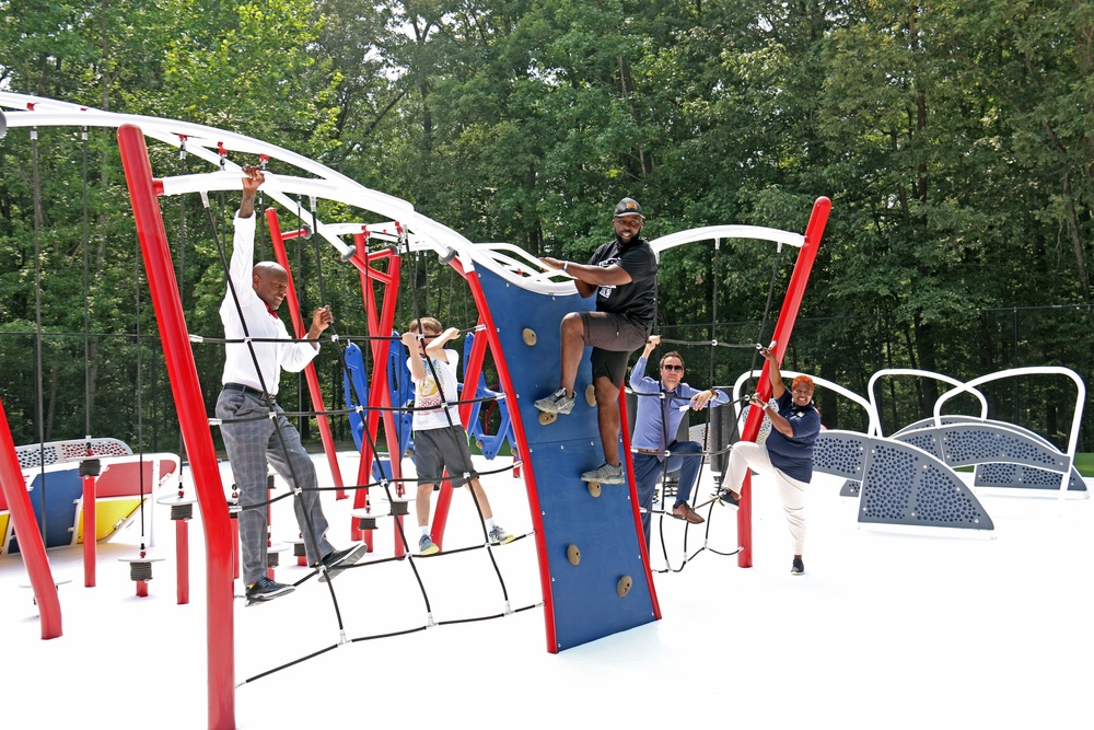 Warrior Challenge Course Grand Opening at Locust Shade Park