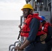 BM3 Anfernee Jones supervised line handling aboard USS Miguel Keith (ESB 5)