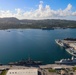 Aerial View of Naval Base Guam Harbor