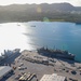 Aerial View of Naval Base Guam Harbor