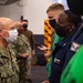 Chief of Naval Operations and Master Chief Petty Officer of The Navy Visit USS Carl Vinson