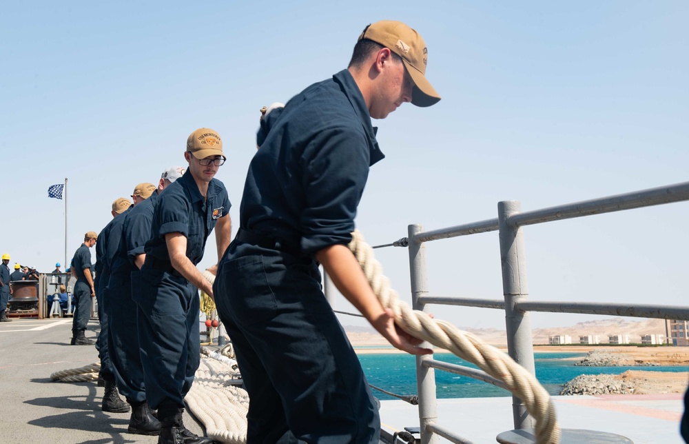 Monterey Departs Egypt
