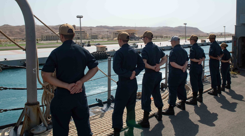 Monterey Departs Egypt