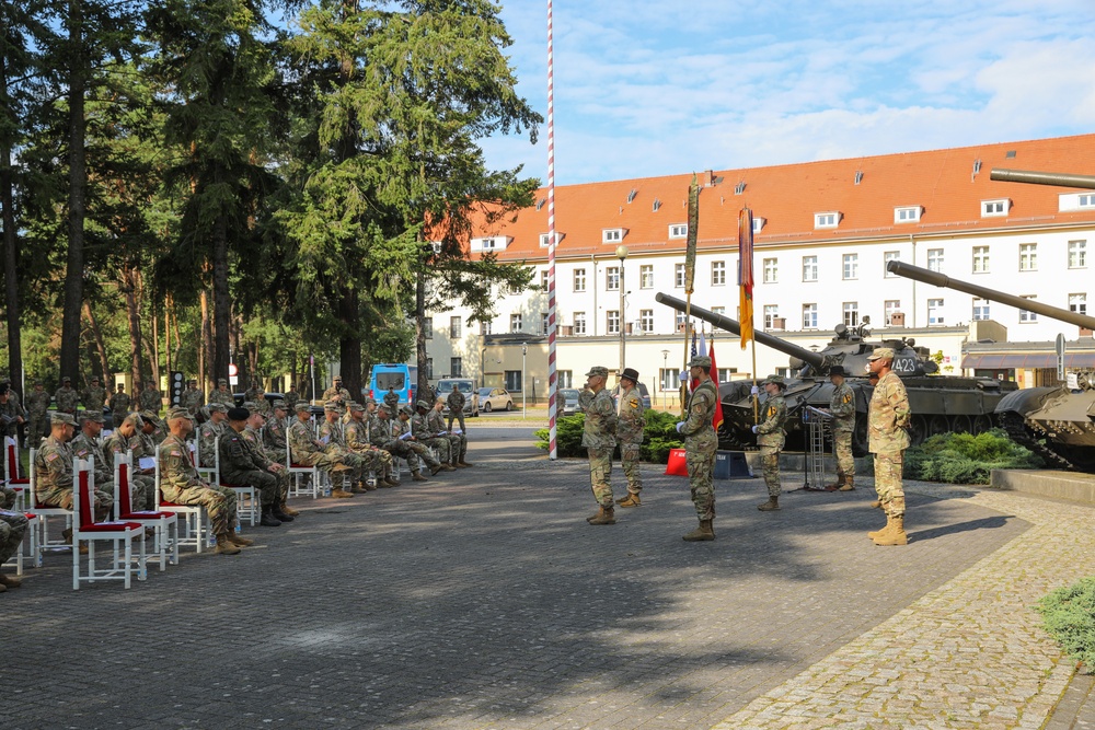 1st Armored Brigade Combat Team, 1st Infantry Division assumes authority in Żagań, Poland