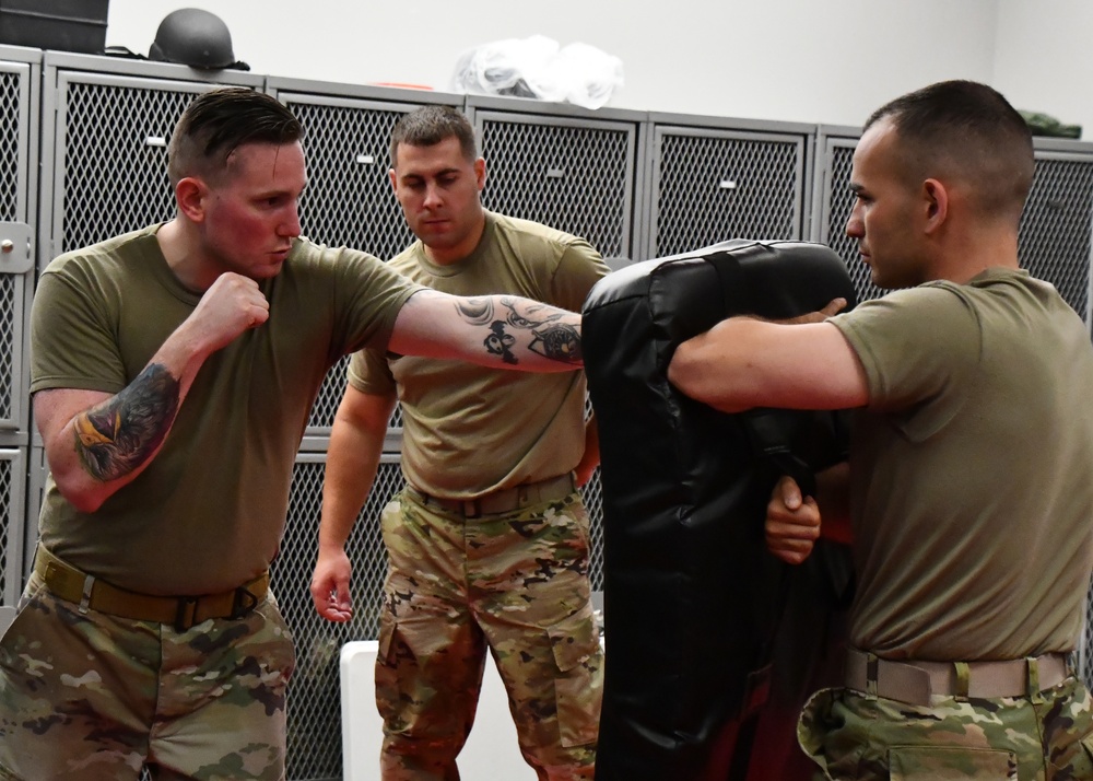 104th Security Forces Squadron trains in combatives