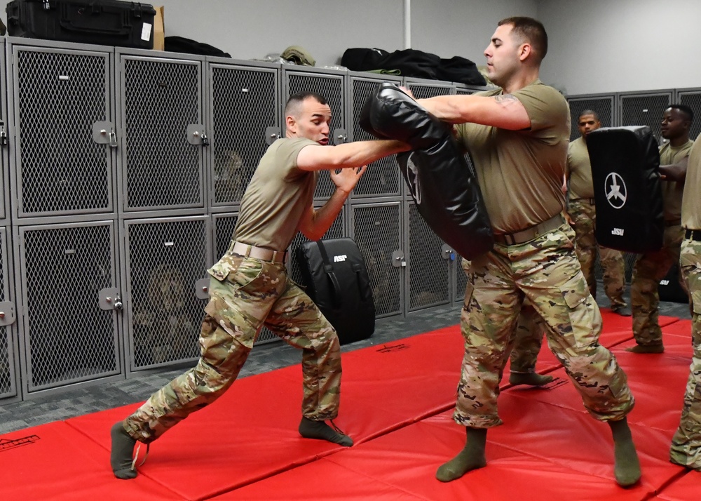 104th Security Forces Squadron trains in combatives