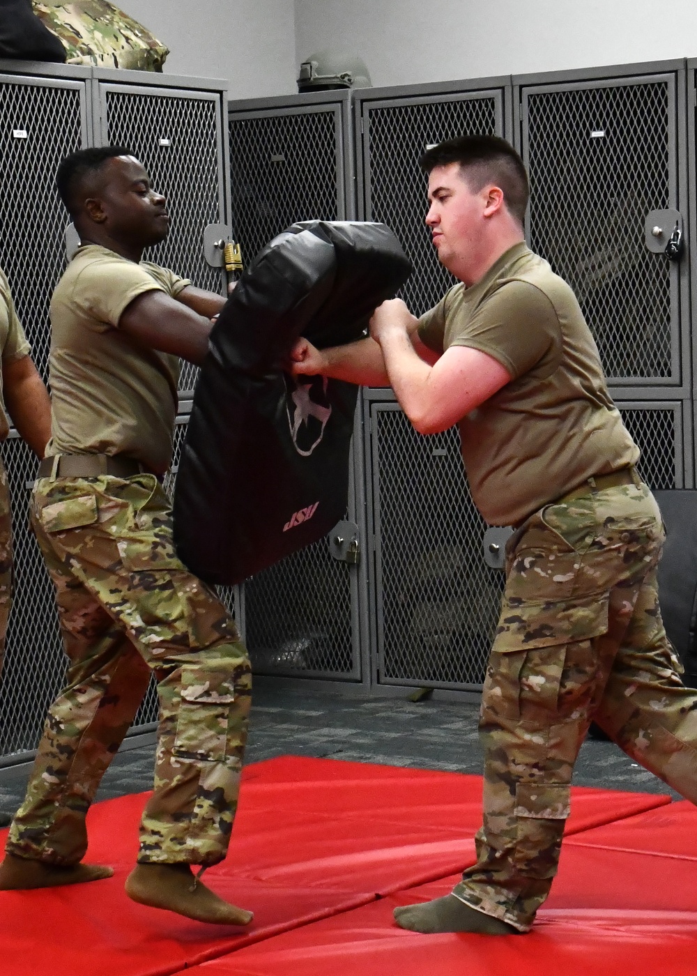 104th Security Forces Squadron trains in combatives