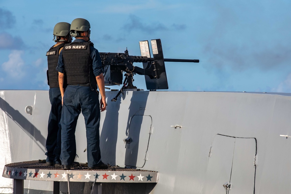 USS Arlington Sailors participate in Large-Scale Exercise 2021
