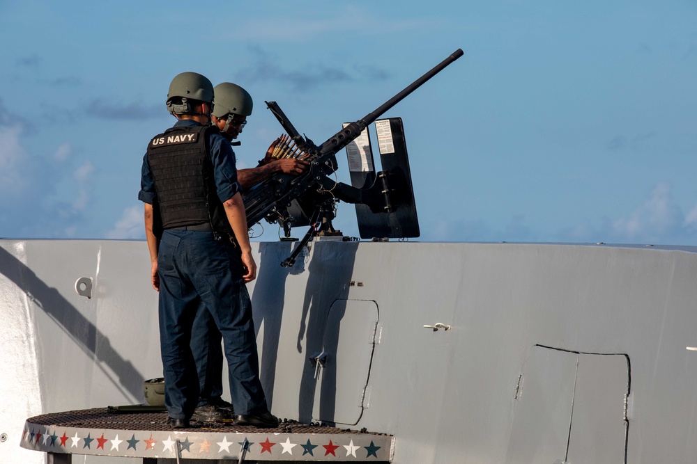 USS Arlington Sailors participate in Large-Scale Exercise 2021