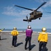 U.S. Army Black Hawks land on USS Arlington