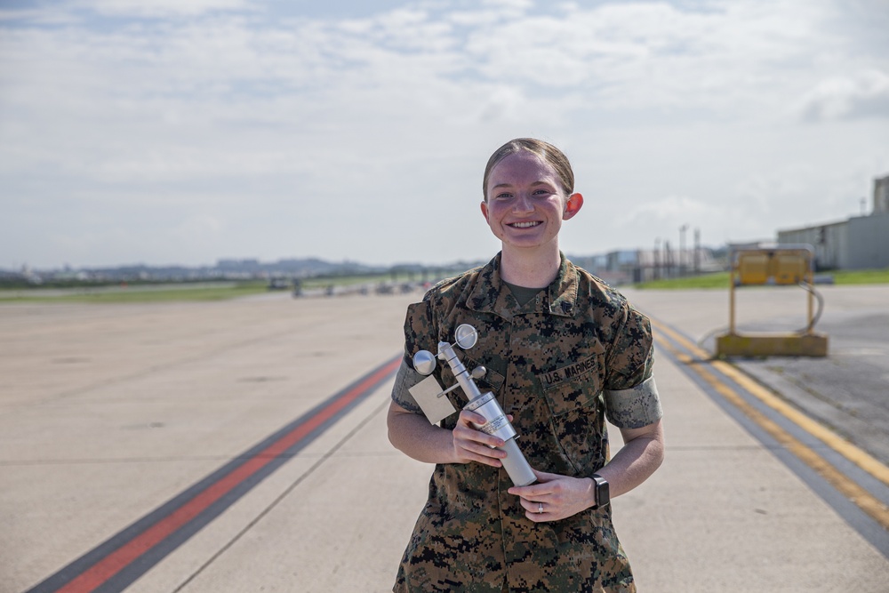 Faces of MCIPAC: Cpl. Julia Hubler - Meteorological and oceanography analyst forecaster