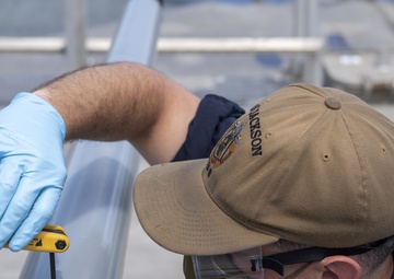 Maintenance on MK-46 gun weapon system