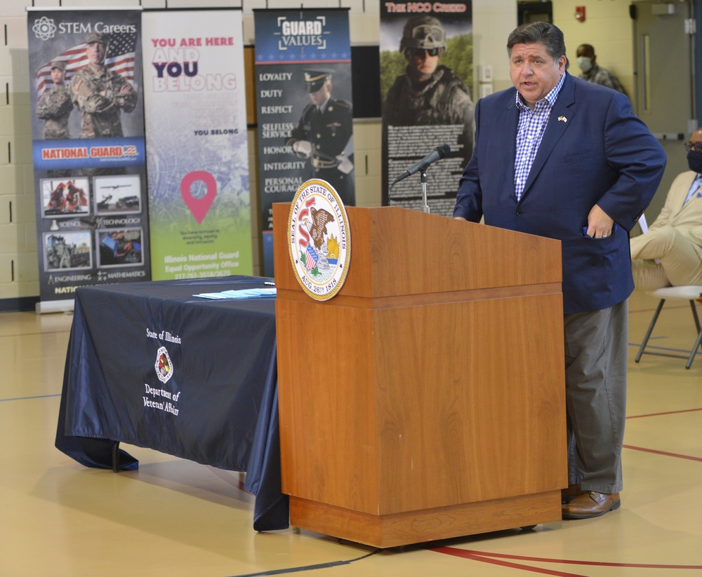 Illinois National Guard's Camp Lincoln Hosts State of Illinois Bill Signings