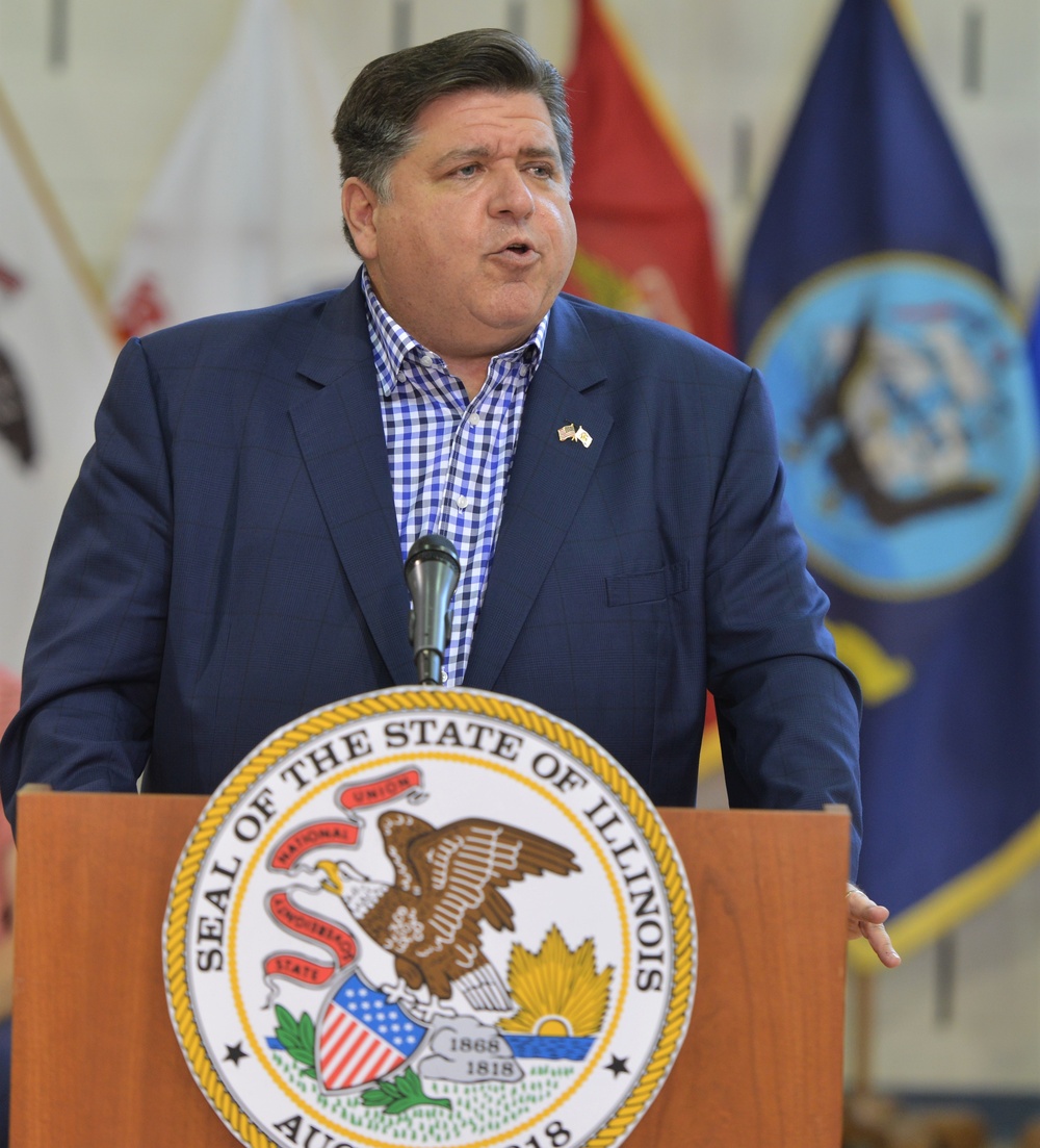 Illinois National Guard's Camp Lincoln Hosts State of Illinois Bill Signings