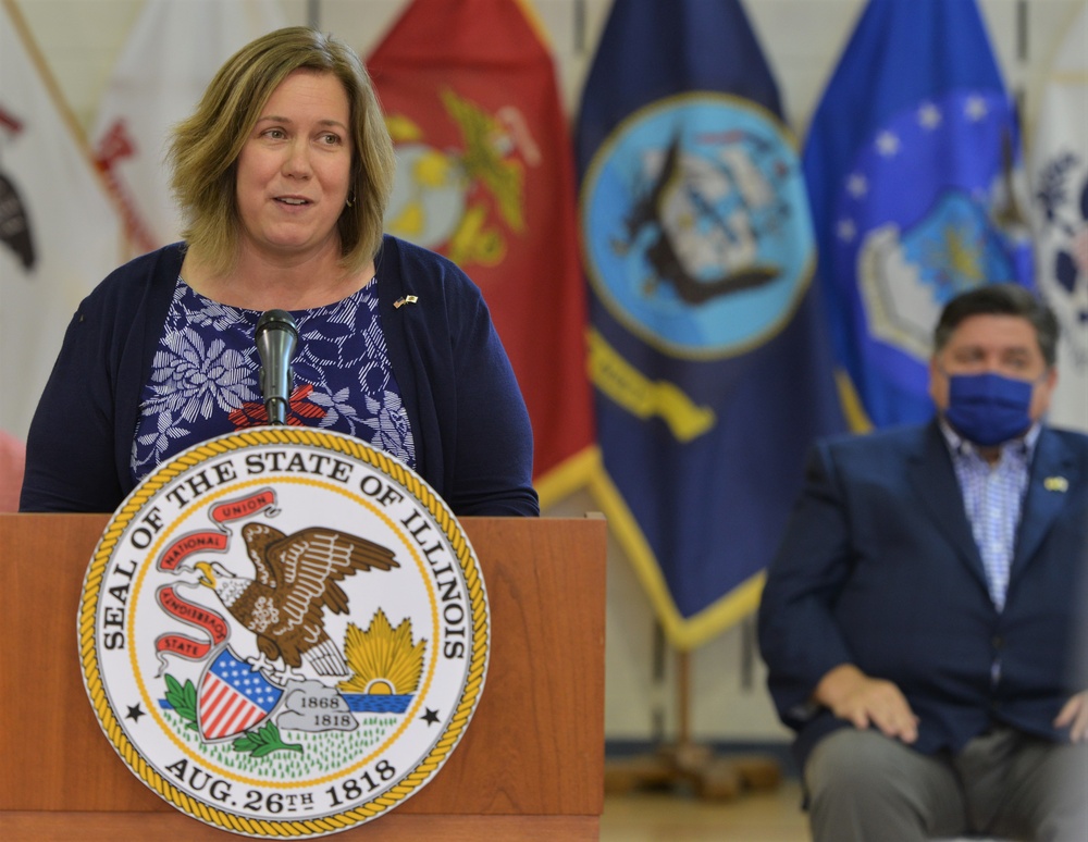 Illinois National Guard's Camp Lincoln Hosts State of Illinois Bill Signings