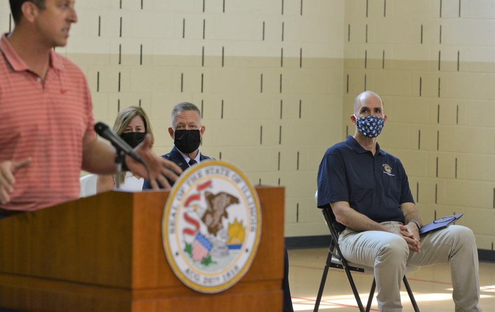 Illinois National Guard's Camp Lincoln Hosts State of Illinois Bill Signings