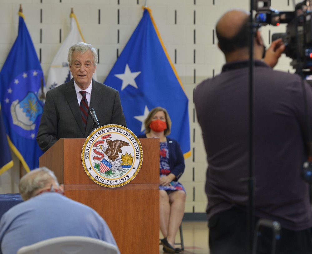 Illinois National Guard's Camp Lincoln Hosts State of Illinois Bill Signings