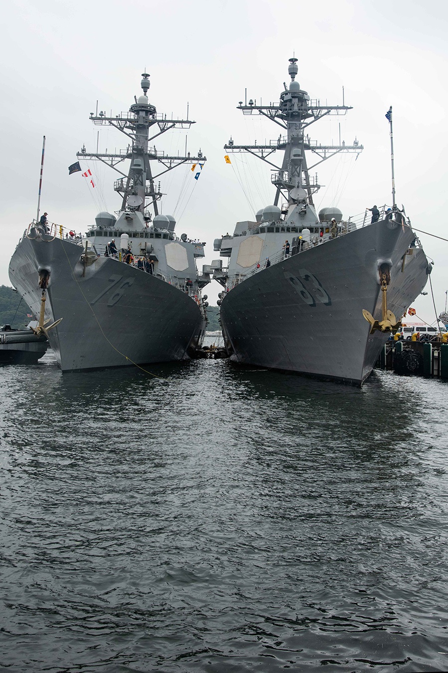 USS Higgins arrives at Yokosuka