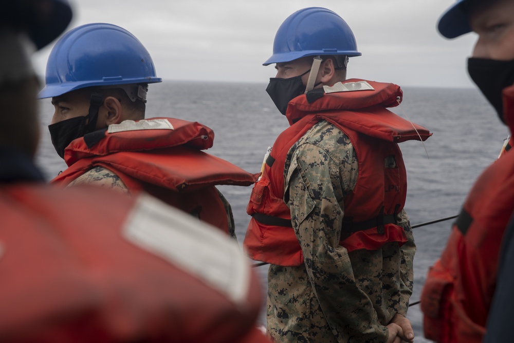 11th MEU and USS Portland Conduct RAS