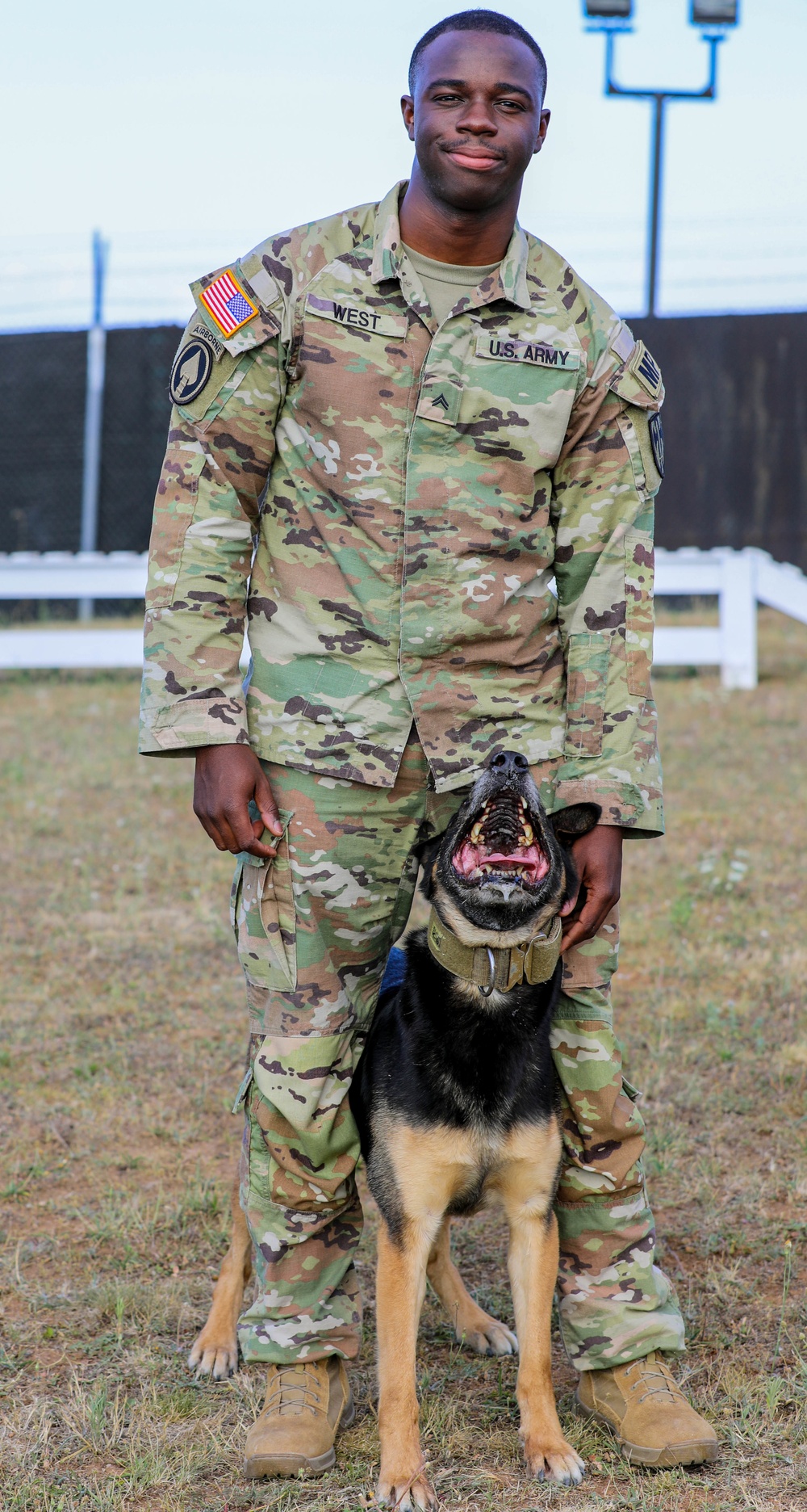 DOD/MWD K-9 Obstacle course