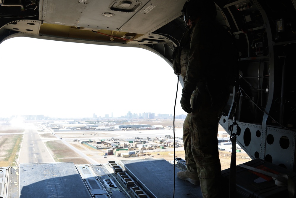 Task Force Phoenix CH-47 Chinook ramp photos