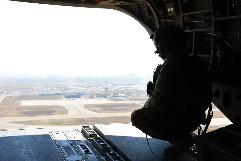 Task Force Phoenix CH-47 Chinook ramp photos