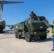 HIMARS loading onto a C-17 during Exercise Loobye